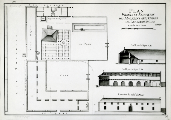 Plan of the De Mezy House